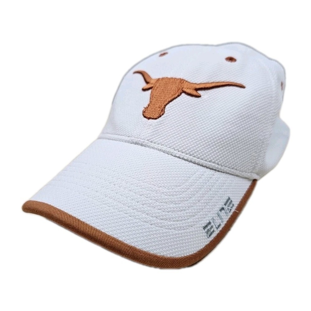 Nike Elite Texas Longhorns Hat Cap White Orange NCAA Adjustable OSFM Dri-Fit